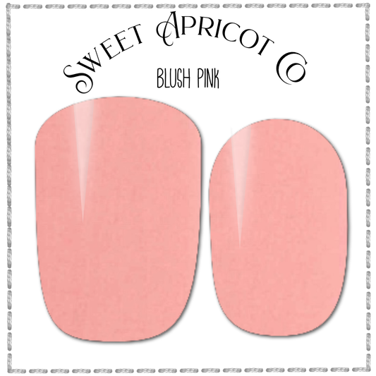 Blush Pink - Solid Color Nail Wraps