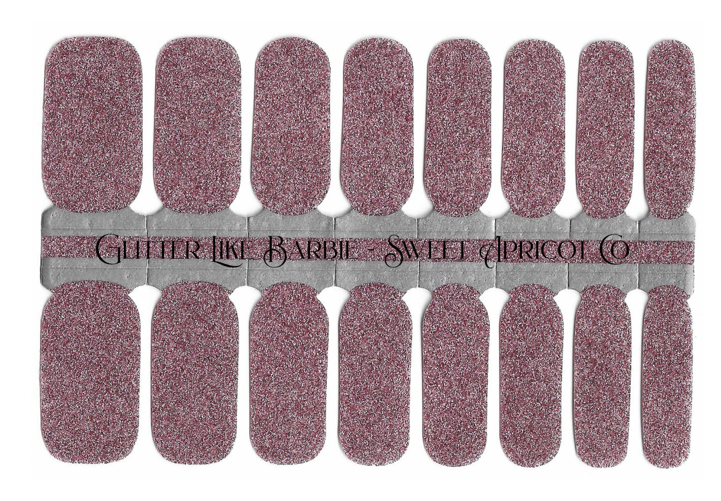 Glittler Like Barbie - Glitter Nail Wraps