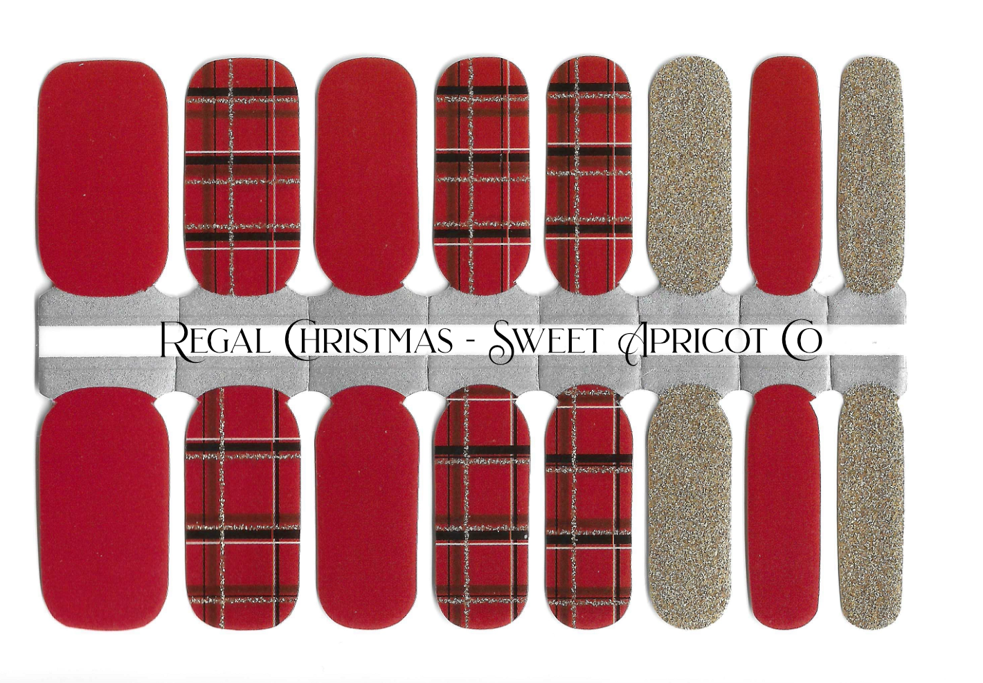 Regal Christmas Nail Wraps - Christmas Cheer!