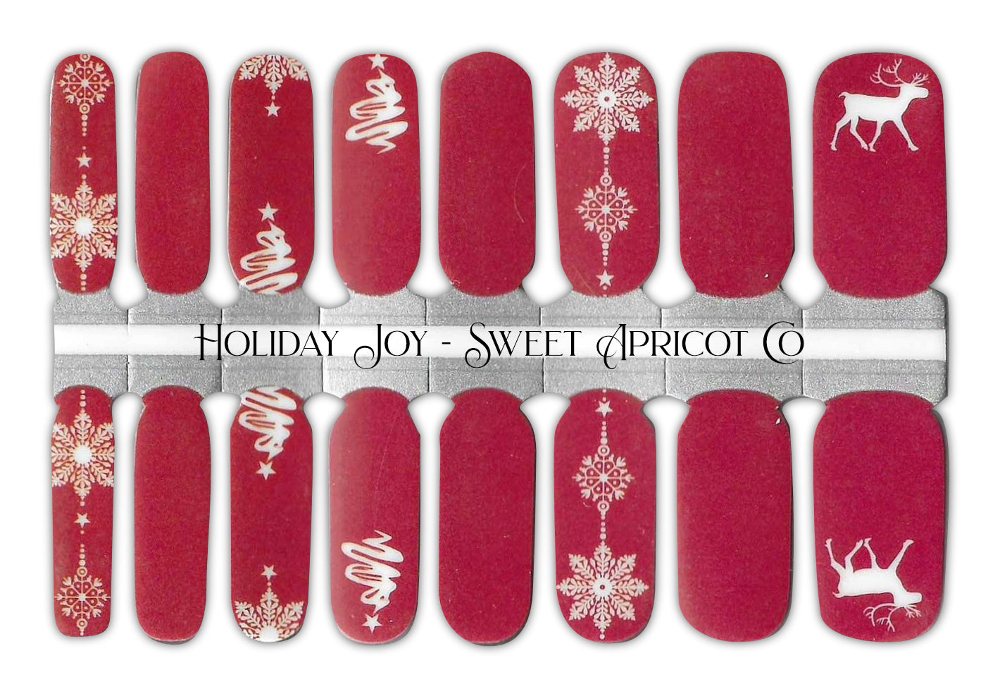 Holiday Joy Nail Wraps - Christmas Designs
