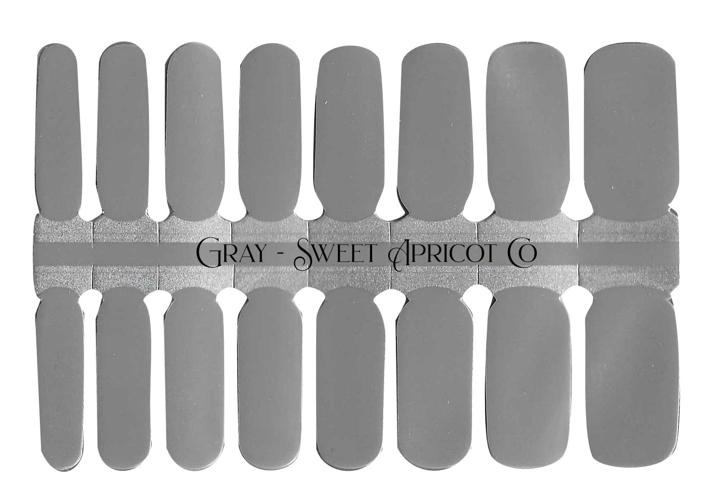 Gray Nail Wraps - Perfect for Any Season