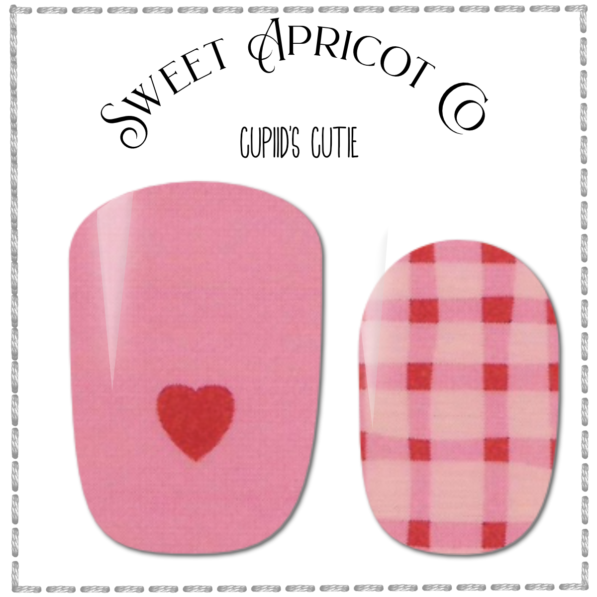 Cupid's Cutie Nail Wraps - Valentine Design