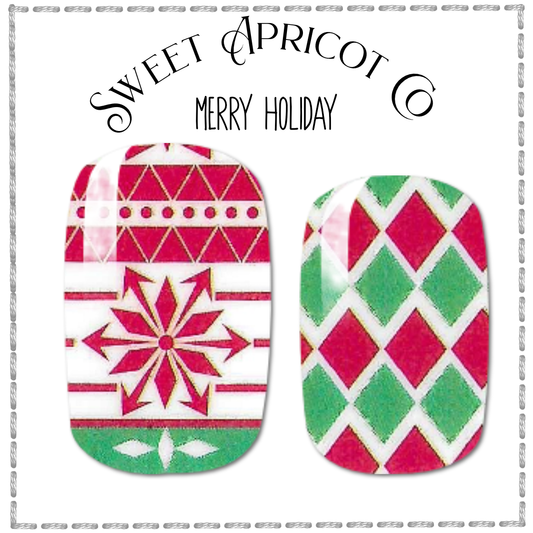 Merry Holiday Nail Wraps - Christmas Cheer!!