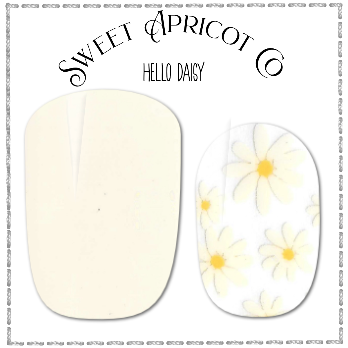 Hello Daisy Nail Wraps - Darling Floral Design