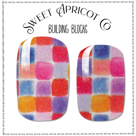 Building Blocks Nail Wraps - Gorgeous!