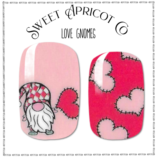 Love Gnomes Nail Wraps - So Cute!