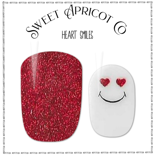 Heart Smiles Nail Wraps - Cutesy Fun Design