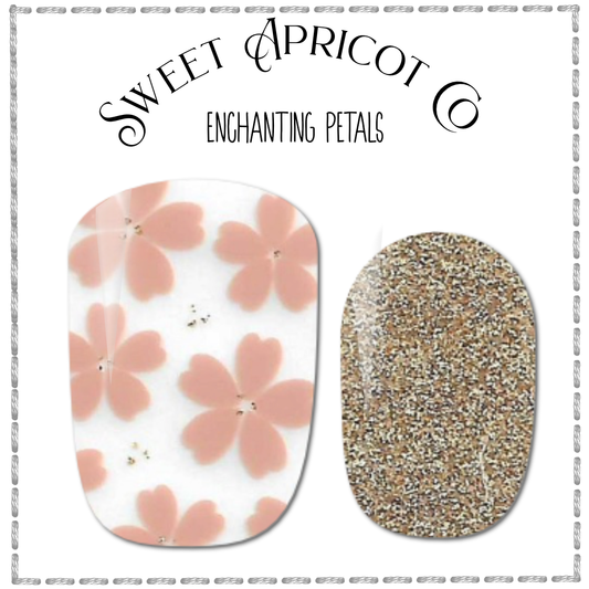 Enchanting Petals Nail Wraps - Sweet Floral Design