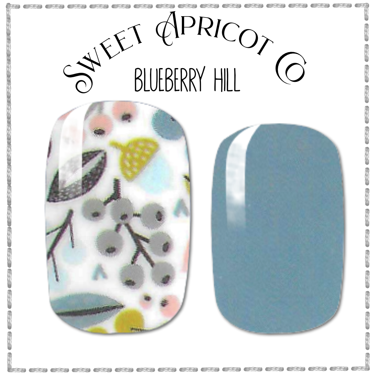 Blueberry Hill Nail Wraps - Gorgeous!