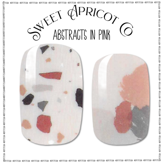 Abstracts in Pink Nail Wraps - Gorgeous!