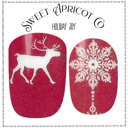 Holiday Joy Nail Wraps - Christmas Designs