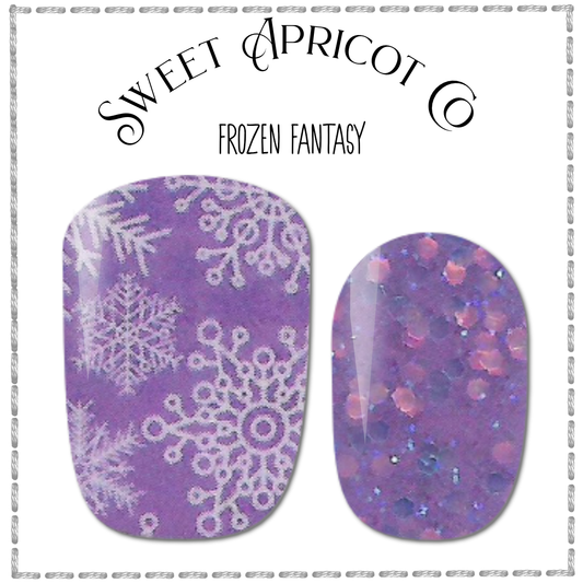 Frozen Fantasy Nail Wraps - Beautiful Winter Design