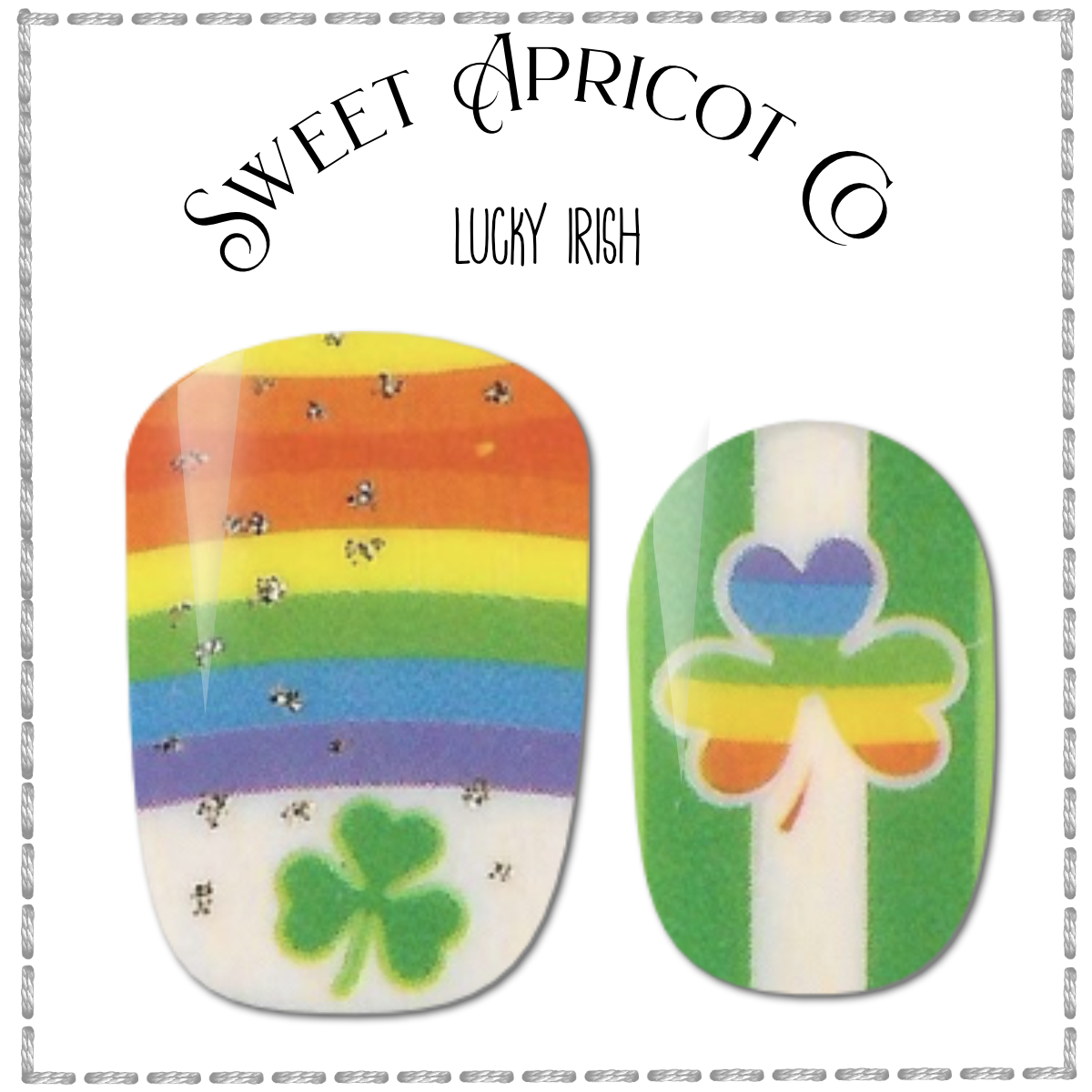 Lucky Irish Nail Wraps - St Patrick's Day Design