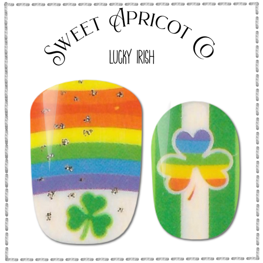 Lucky Irish Nail Wraps - St Patrick's Day Design