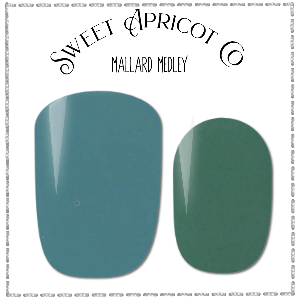 Mallard Medley Nail Wraps - Sweet Floral Design