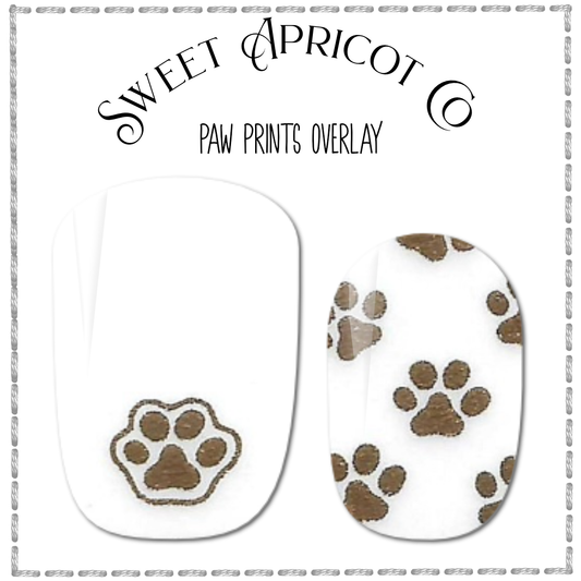 Pet Paws Overlay Nail Wraps - Darling Design