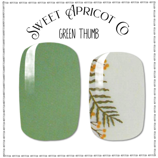 Green Thumb Nail Wraps - Gorgeous!