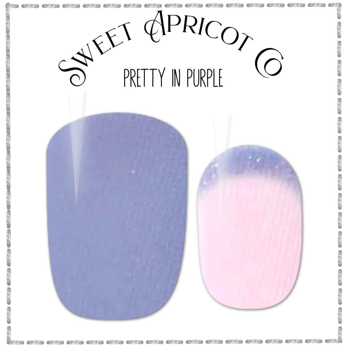 Pretty in Purple Nail Wraps