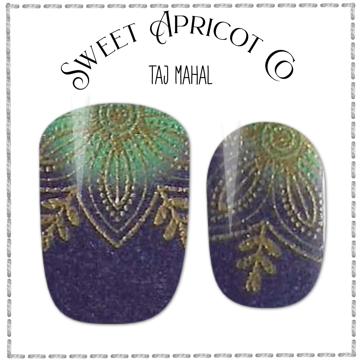 Taj Mahal Nail Wraps - Beautiful Design