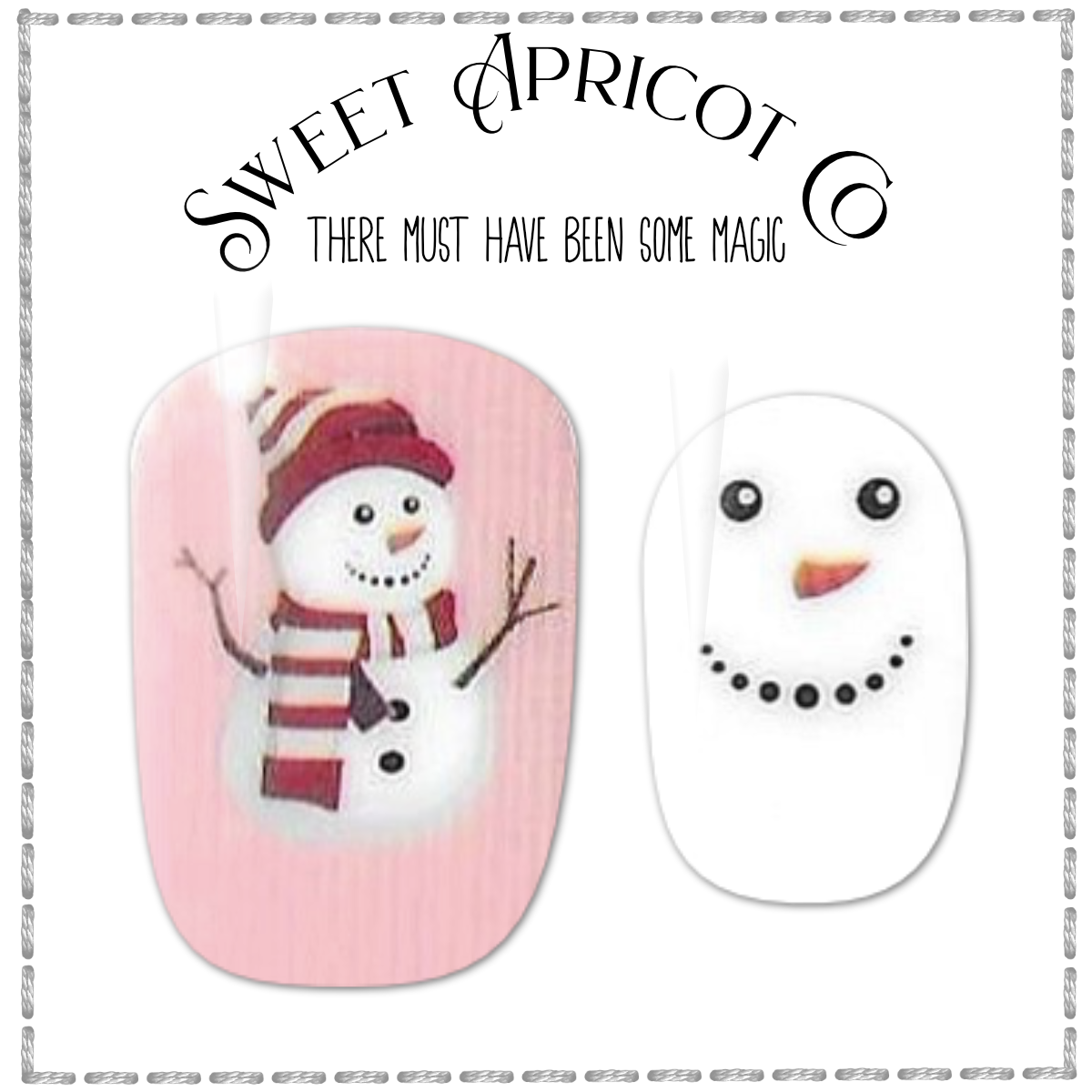 There Must Have Been Some Magic Nail Wraps - Super Cute Snowman Set