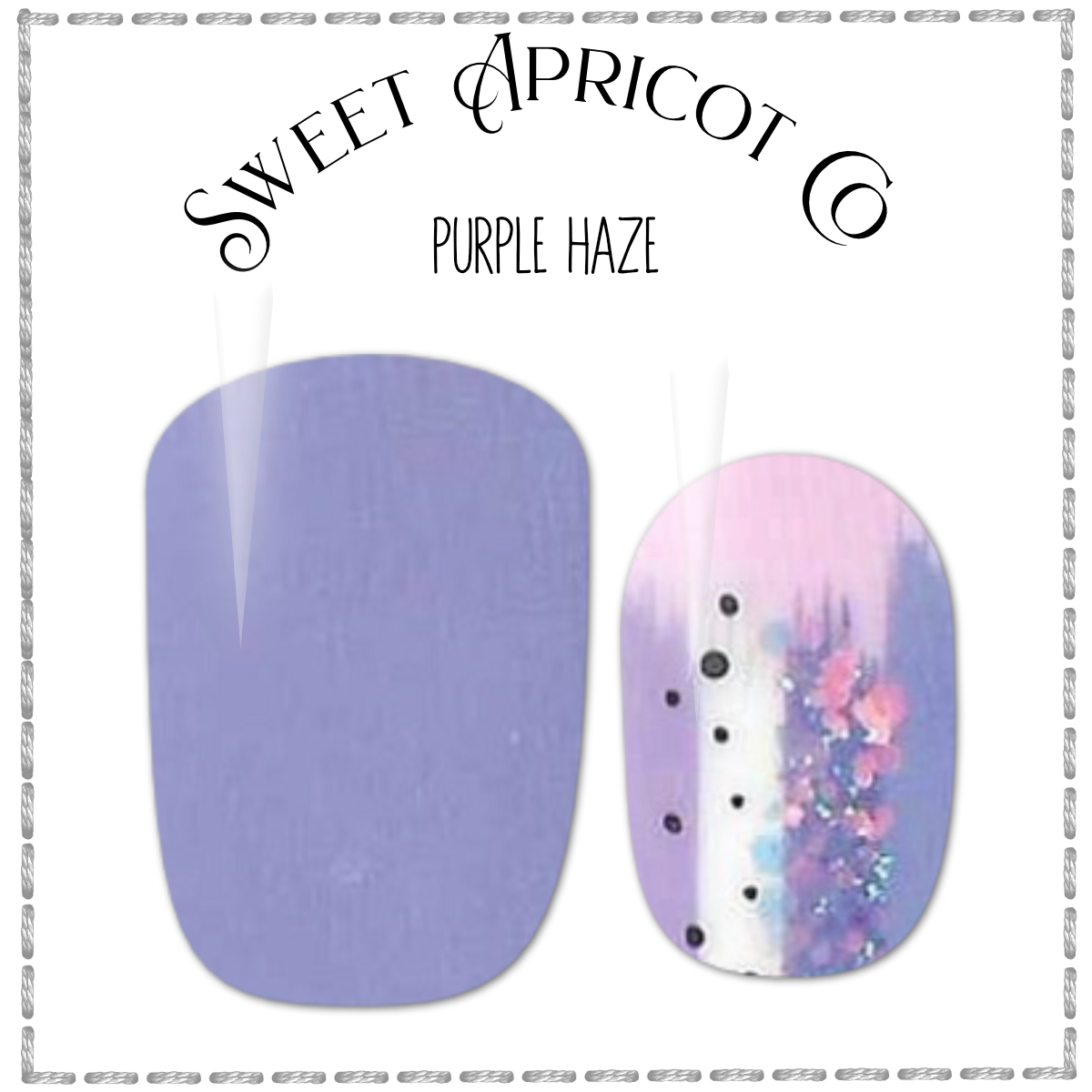 Purple Haze Nail Wraps