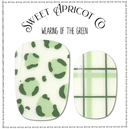 Wearing of the Green Nail Wraps - St Patrick's Day Design