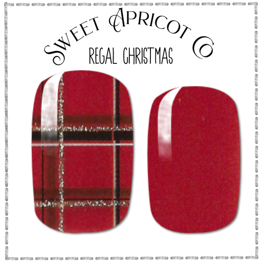 Regal Christmas Nail Wraps - Christmas Cheer!