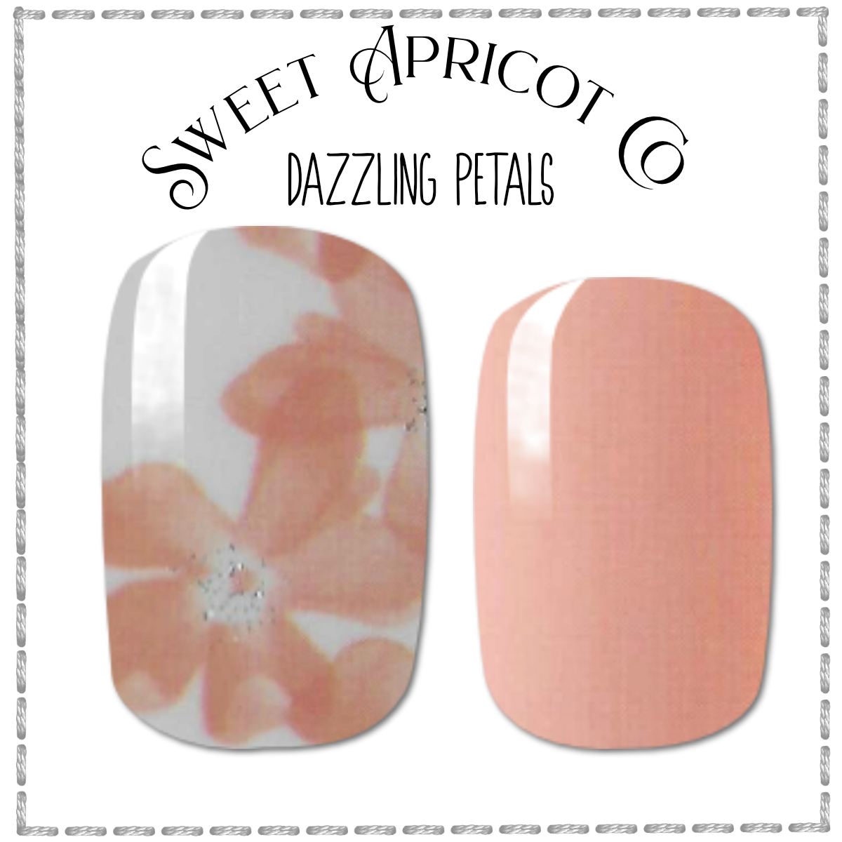 Dazzling Petals Nail Wraps - Gorgeous!!