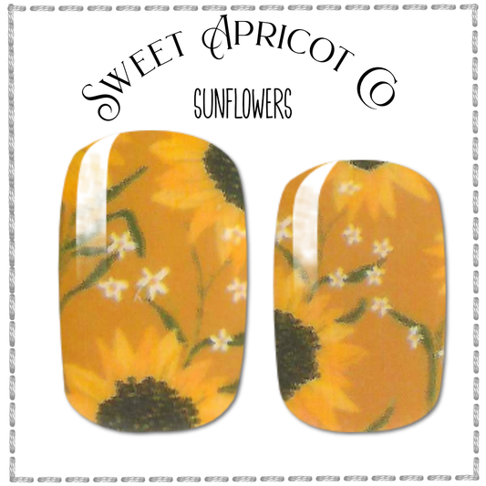 Sunflowers Nail Wraps - Gorgeous!!