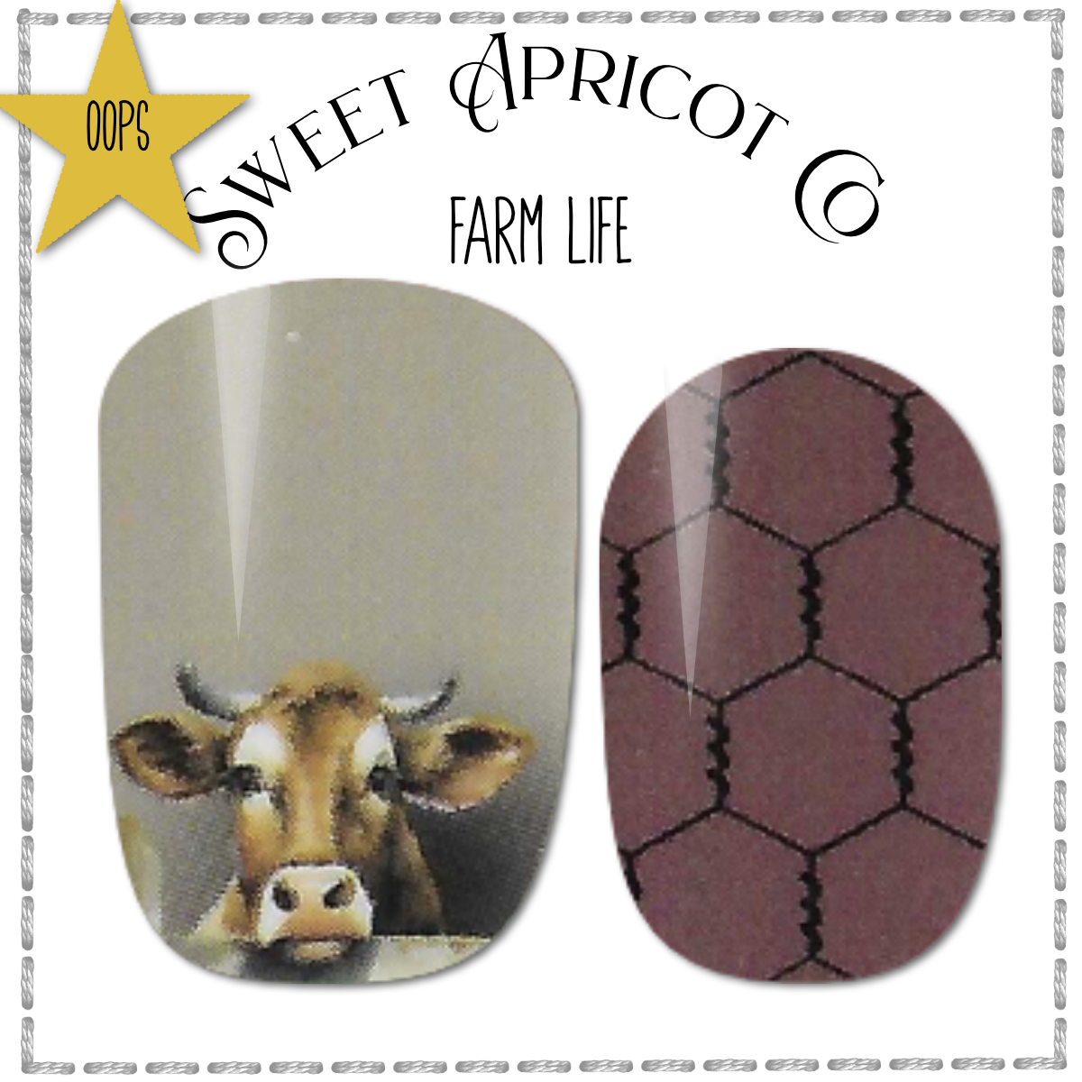 OOPS - Farm Life Nail Wraps - Exclusive Farm Design