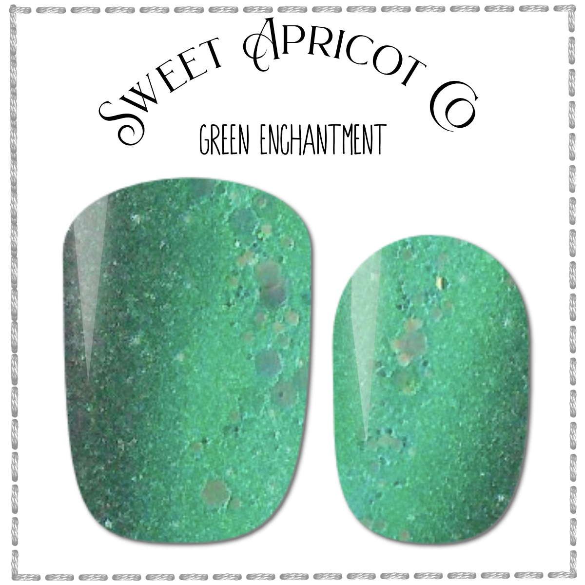 Green Enchantment Nail Wraps - St Patrick's Day Design