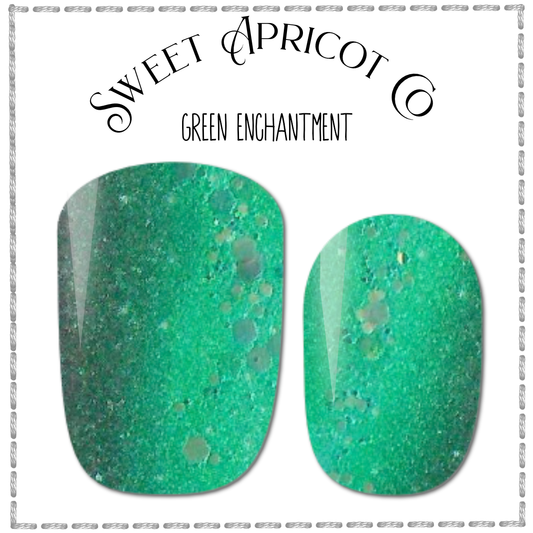 Green Enchantment Nail Wraps - St Patrick's Day Design