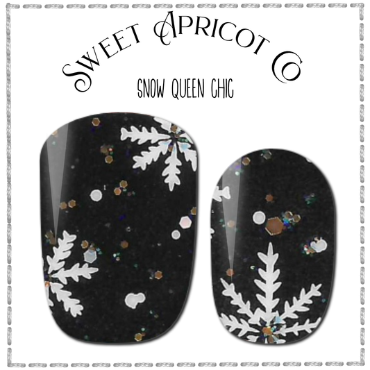 Snow Queen Chic Nail Wraps - Winter Design