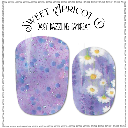 Daisy Dazzling Daydream Nail Wraps - Floral Design