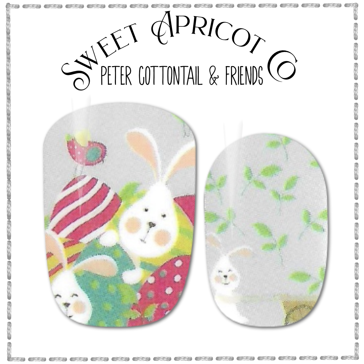 Peter Cottontail & Friends Nail Wraps - An Easter Set!