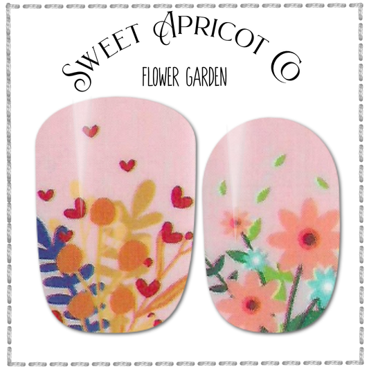 Flower Garden Nail Wraps - Floral Theme