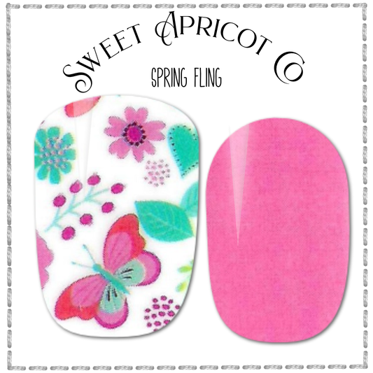 Spring fling Nail Wraps - Spring Easter Theme