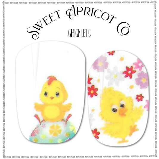 Chicklets Nail Wraps - Spring Easter Theme