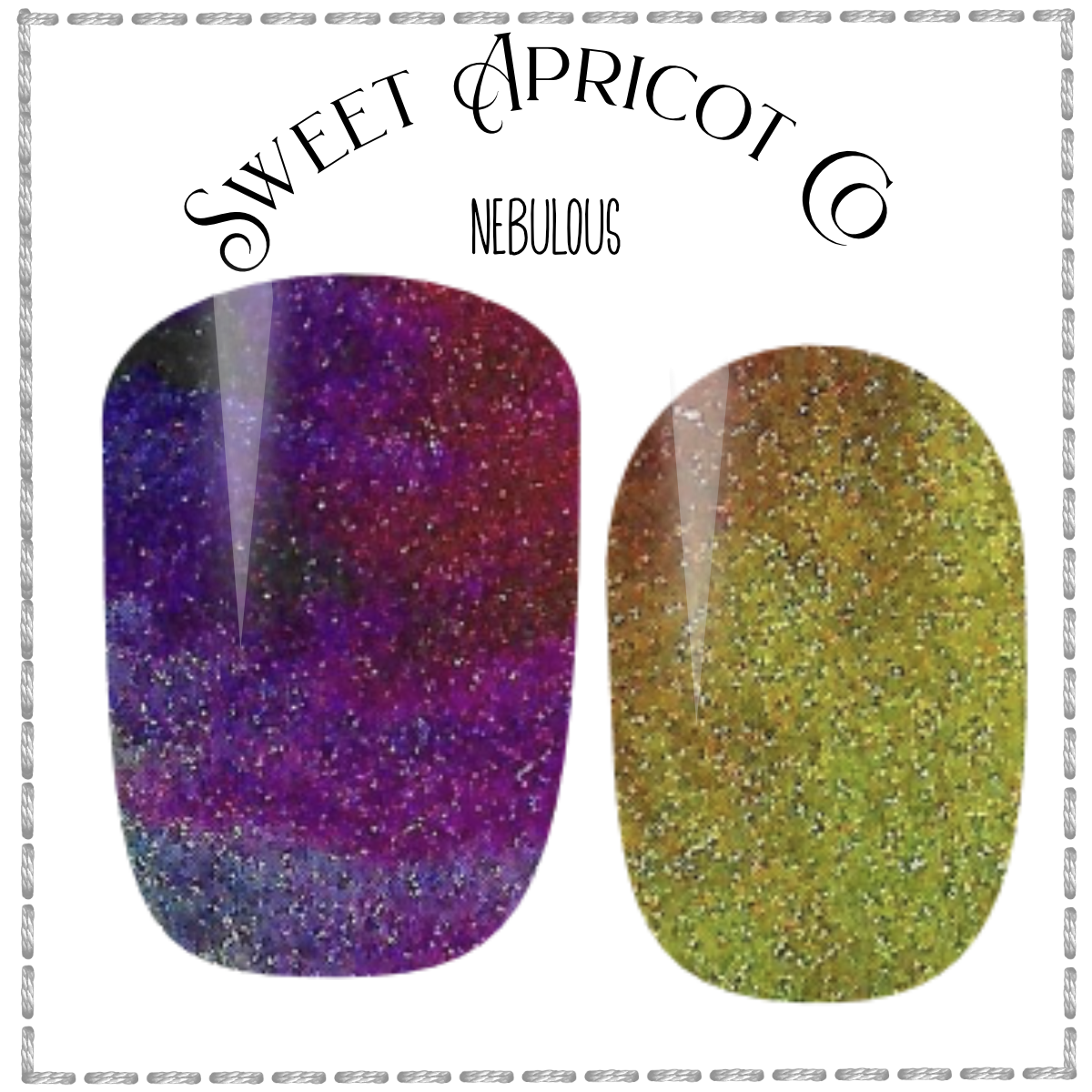 Nebulous Nail Wraps - Space Theme