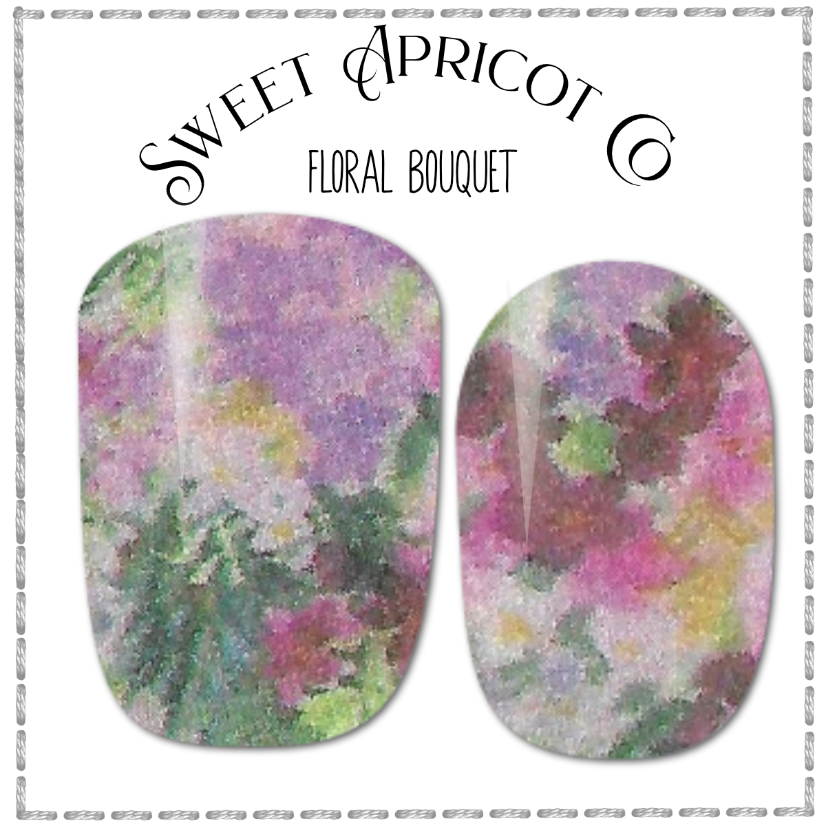 Floral Bouquet Nail Wraps - Floral Theme