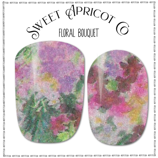 Floral Bouquet Nail Wraps - Floral Theme