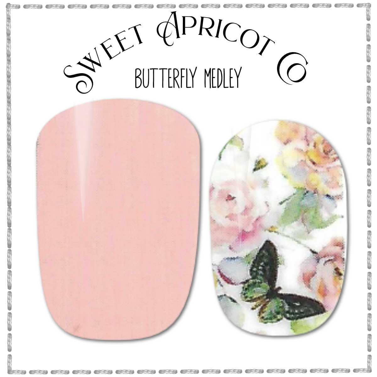 Butterfly Medley Nail Wraps - Gorgeous!!