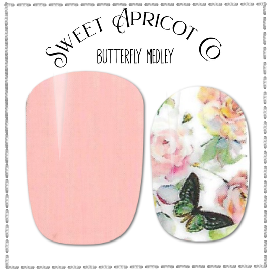 Butterfly Medley Nail Wraps - Gorgeous!!