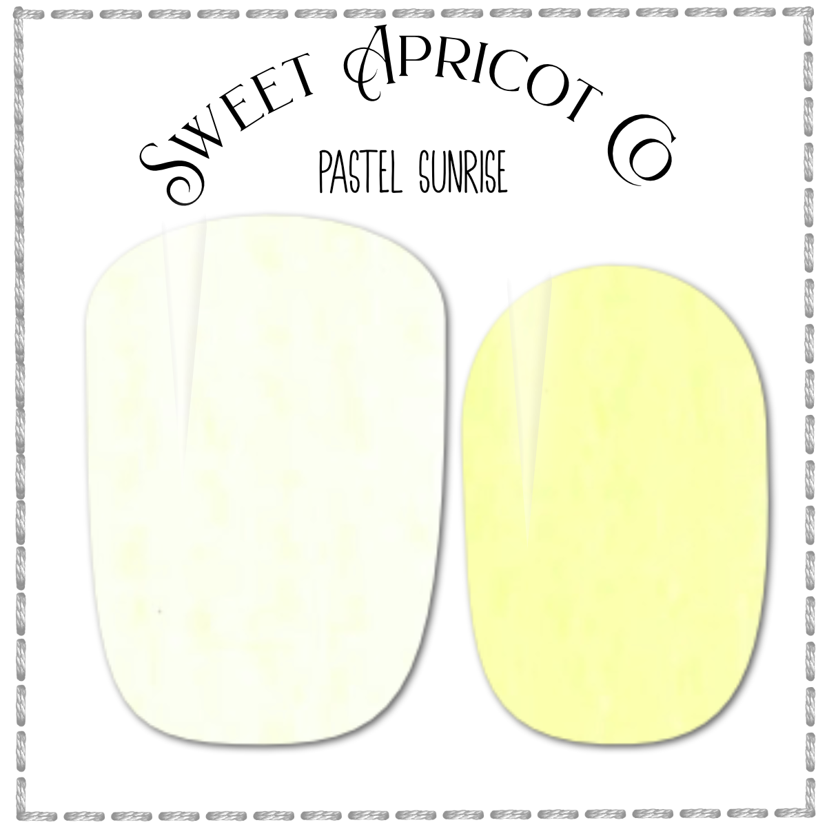 Pastel Sunrise Nail Wraps - Solid