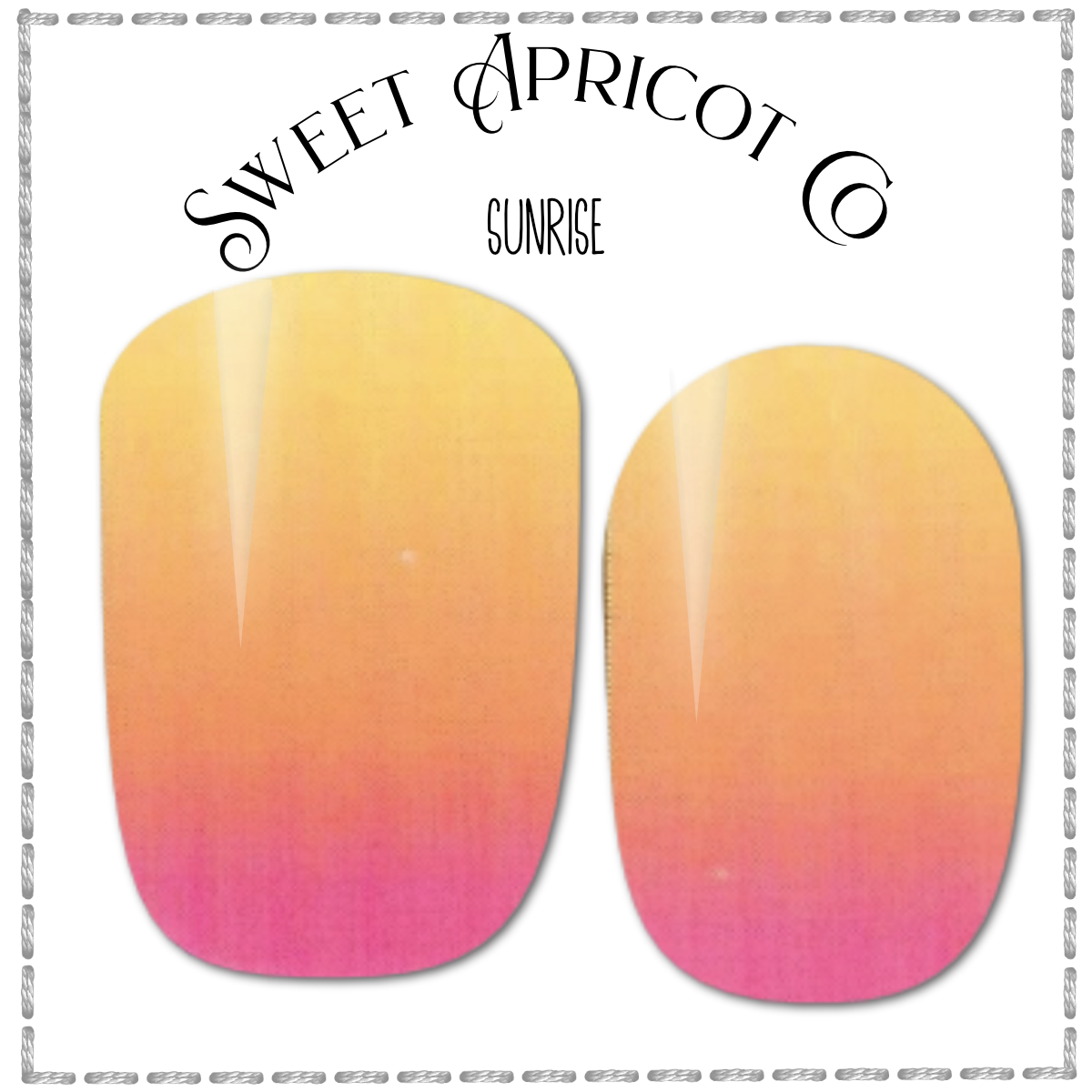 Sunrise Nail Wraps - Ombre