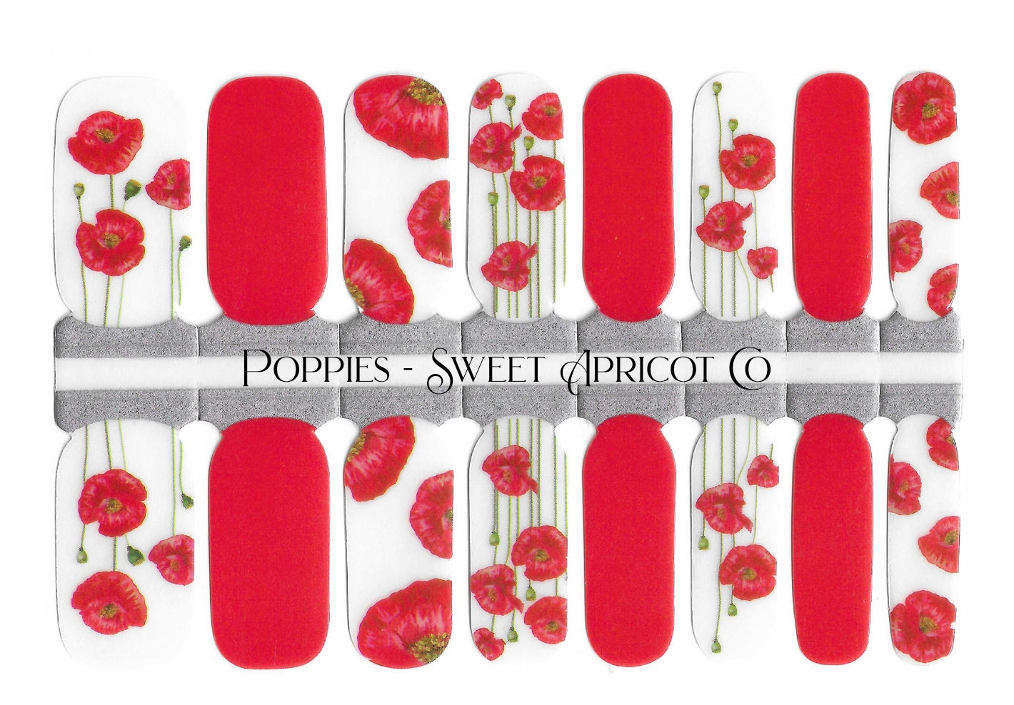 Poppies - Floral Nail Wraps