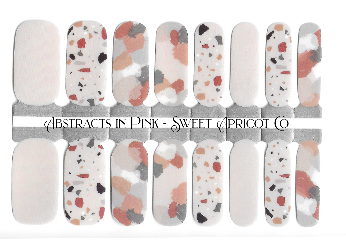 Abstracts in Pink Nail Wraps - Gorgeous!