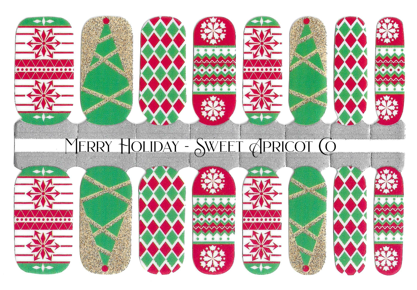 Merry Holiday Nail Wraps - Christmas Cheer!!