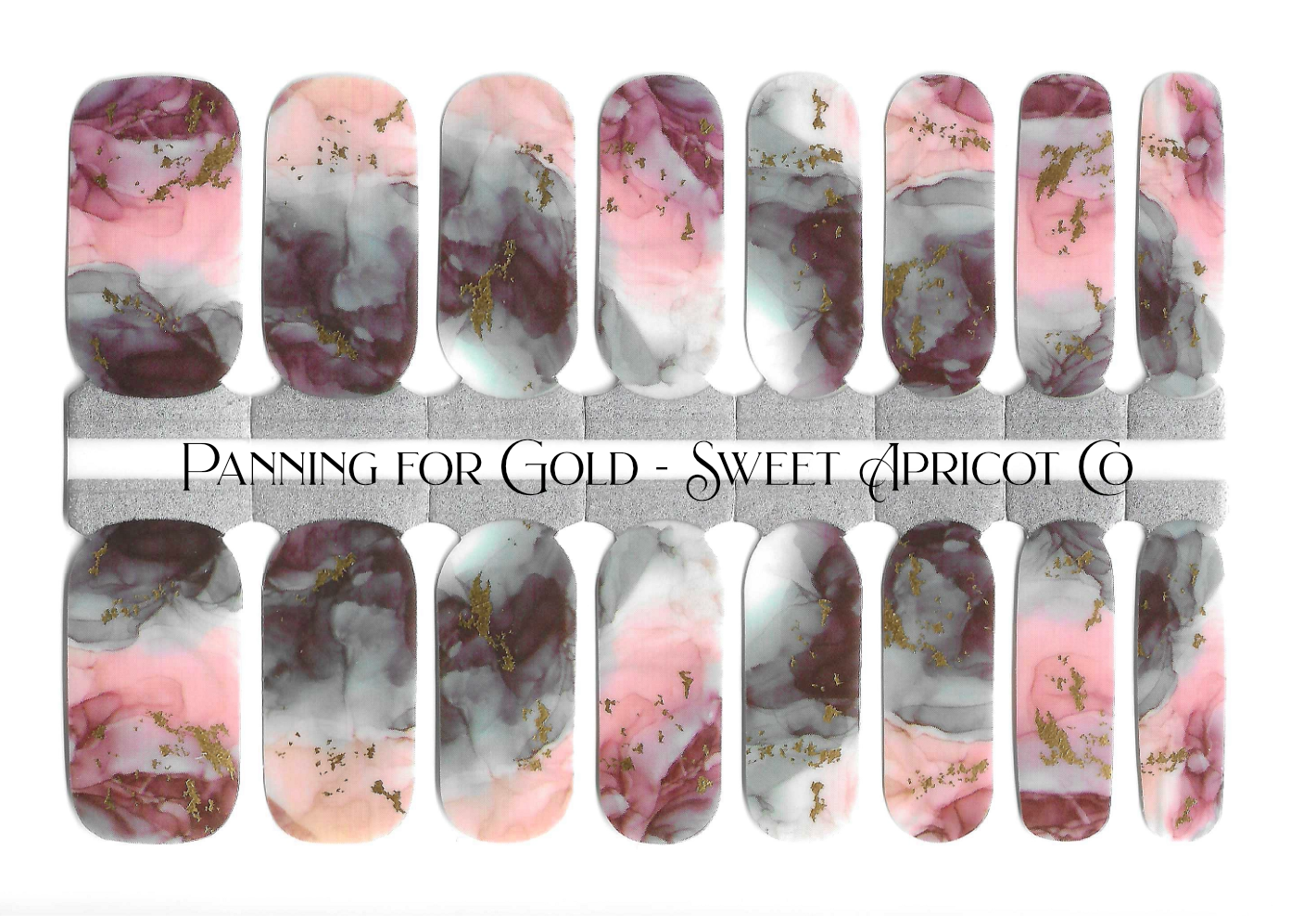 Panning for Gold Nail Wraps - Gorgeous!