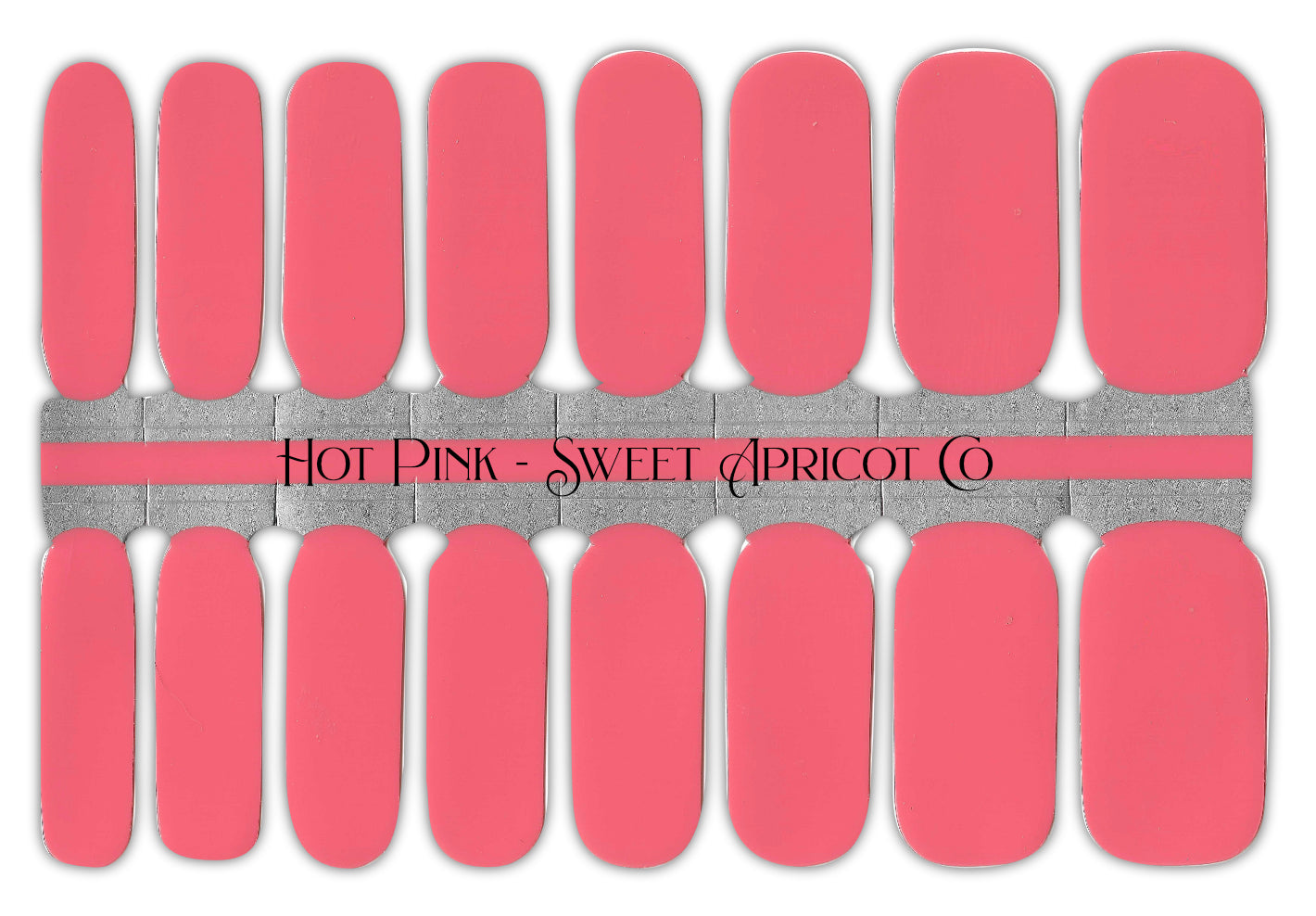 Hot Pink Nail Wraps - Perfect for anytime!!